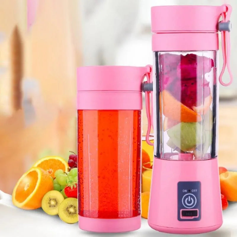 Mini Liquidificador Elétrico, ShakeJuice™, Portátil Multifuncional