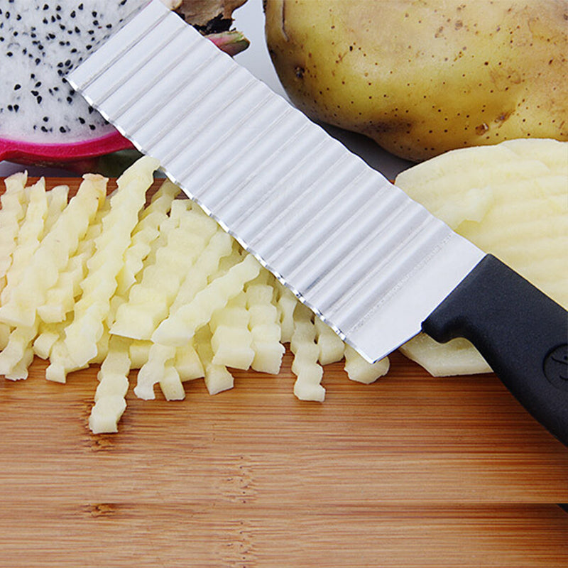 Fatiador de Batatas Onduladas em Aço Inoxidável