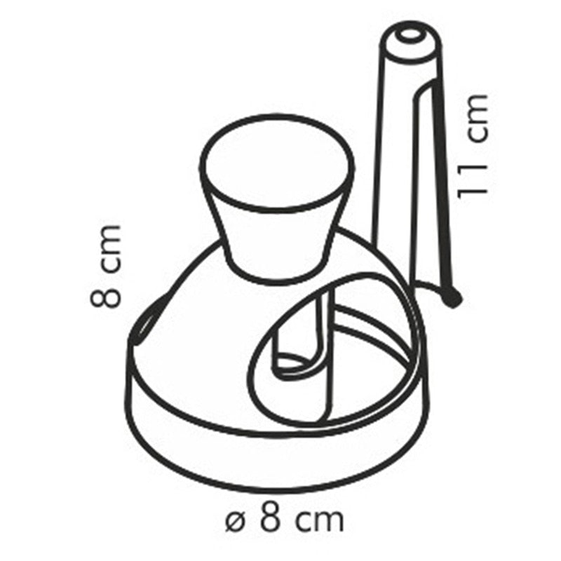 Molde Cortador de Massa Para Rosquinhas Donut